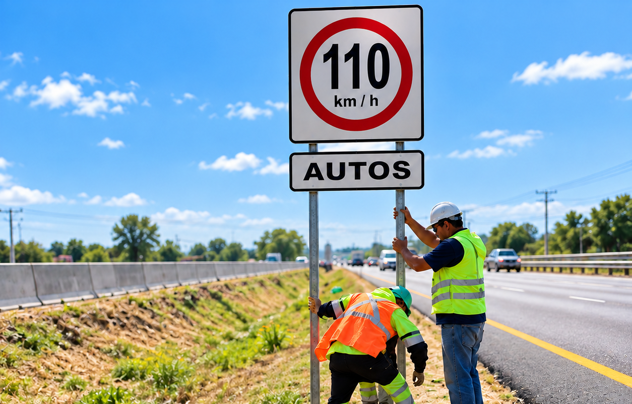 Fabricación e instalación de señalización vial